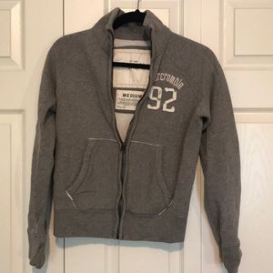 Abercrombie kids zip front sweatshirt